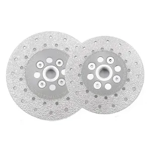 2 pcs Vacuum Brazed Diamond Grinding Wheel Cutting Disc for Hard Stone Concrete