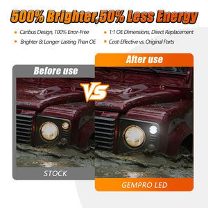 Kits <span class=keywords><strong>de</strong></span> feux antibrouillard, feux arrière, feux <span class=keywords><strong>de</strong></span> recul, feux latéraux avant pour Land Rover Defender 90/110 1990-2016, feux complets 10 pièces - Product Image 5