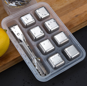Moule à glaçons TGYW en acier inoxydable, bac à glaçons réutilisable pour <span class=keywords><strong>whisky</strong></span>, vodka, liqueurs, vin - Product Image 5