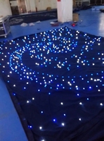 GEVV Arka Plan Bezi LED Işıklı Yıldız Perdesi Sahne Düğün Gösterisi Dekorasyonu Sahne Arka Planı için LED Yıldız Perde Işığı