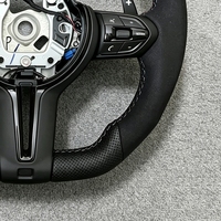 Volant en cuir à fond plat chauffant de la série F pour BMW F30 340i F10 535i F32 F20 F36 F22 M5 X5 F15 F80 M3 F11 F31 E60 E71