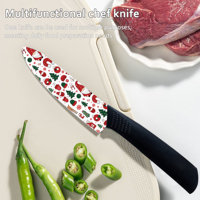 Pisau Dapur Ramah Lingkungan Murah Berbahan Keramik, Tebal 3.0mm, Gagang Plastik Tahan Lama, Ambidextrous, Aman untuk Mesin Cuci Piring, Tajam
