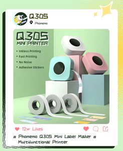포메모 Q30S 미니 휴대용 열전사 프린터 포터블 프린터 IOS 안드로이드 라벨 프린팅 기계 모바일 폰용 - Product Image 2