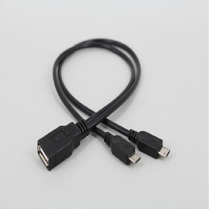 สายแยก USB ตัวเมียเป็น 2 หัวต่อไมโคร USB ตัวผู้ สำหรับ Android รองรับการชาร์จเร็ว 3A สายอะแดปเตอร์ ตัวนำทองแดงแท้ หุ้มด้วย PVC - Product Image 3