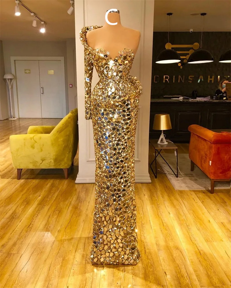 Gold Pencil Dress - 2025 New Design Evening Gown Gold Pencil Dress - 2025 New Design Evening Gown
