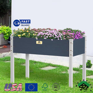 Vente en gros de meubles d'extérieur Fournitures de jardin Boîte à fleurs <span class=keywords><strong>pour</strong></span> pot de fleurs Lit de jardin <span class=keywords><strong>surélevé</strong></span> en <span class=keywords><strong>bois</strong></span> <span class=keywords><strong>pour</strong></span> légumes - Product Image 1