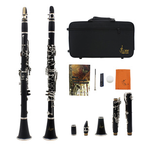 B-flat clarinete de baquelita de 17 teclas Fabricantes al por mayor LADE clarinete estudiantes adultos examen instrumento Clarinete Concierto conjunto - Product Image 2