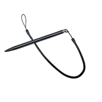 Stylet tactile rétractable à ressort pour écran résistif, noir, pour écrire, dessiner et peindre, avec cordon, pour navigateur GPS et PC
