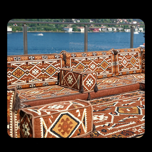 Ultra Comfortable High Density Sponge Arabic <strong>Floor</strong> Sofa Luxury Majlis <strong>Seating</strong> with Ergonomic Design - Product Image 3