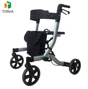 Nuevo Andador con Ruedas <span class=keywords><strong>TONIA</strong></span> de 4 Ruedas, Impermeable y Ligero, para Personas con Discapacidad, Uso en Interiores y Exteriores TRA18 - Product Image 3