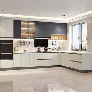 Gesture Control Modern Kitchen Cabinet with Motion Activated Lighting Hidden Appliance Storage Tech Package - Product Image 6