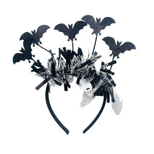 Conjunto de diadema de Halloween, decoraciones de plumas divertidas con horquillas de araña de murciélago de calabaza, tocado para fiestas, accesorio de gran oferta - Product Image 6