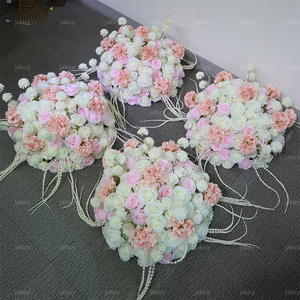 Vente en gros roses blanches artificielles hortensias roses <span class=keywords><strong>frange</strong></span> pour mariage arrangements floraux de vacances pour la Saint-Valentin Thanksgiving - Product Image 6