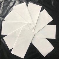 2024 prix usine personnalisé premium tissu comme 1ply serviettes d'invité blanches jetables airlaid serviettes