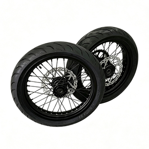 Sur-ron Ultra Bee 17英寸Supermoto轮辋街道转换轮辋车轮组件17x 2.5/17x 3.5道路轮胎状况盘式车轮转子 - Product Image 3