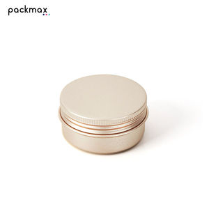 5ml-250ml Double <b>Side</b> Matte Gold Aluminum Tin In Stock - Screw Thread Refill Jar for Cream Cosmetic Jewelry Wholesale - Product Image 3