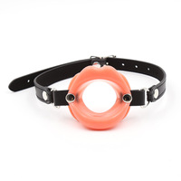 Ball gag en silicone souple Delove avec trou d'aération, ceinture réglable, étanche, jouet sexuel pour adultes, bondage, retenue