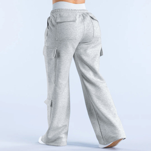 Pantalones Deportivos de Moda <span class=keywords><strong>para</strong></span> <span class=keywords><strong>Mujer</strong></span>, Estilo Gimnasio, con 5 Bolsillos, Tipo <span class=keywords><strong>Cargo</strong></span>, <span class=keywords><strong>Jogger</strong></span> - Product Image 3