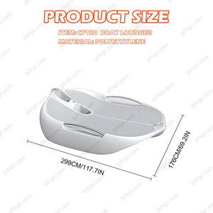 Tumbona Flotante de Plástico para Piscina, Cama Flotante para Tomar el Sol, Cama de Día para <span class=keywords><strong>Club</strong></span> Acuático, Tumbona Flotante para Bañarse - Product Image 6