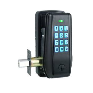 盗難防止スマート電子デッドボルトロック亜鉛合金キーレスタッチエントリーメモリカード付きスチールドア用 - Product Image 4