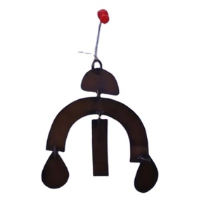 Boule de Noël en métal antique et ornements d'arbre Tenture murale décorative mignonne avec forme de taille personnalisée AAE pour la saison des vacances - Product Image 1