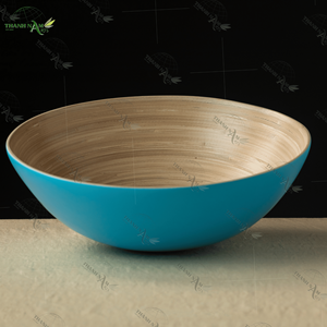 ชามไม้ไผ่เรืองแสงสำหรับใช้ในห้องครัวโรงแรมชามไม้ไผ่เคลือบเงาเป็นมิตรต่อสิ่งแวดล้อม - Product Image 2