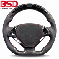 Volant personnalisé en fibre de carbone avec LED RPM pour Infiniti G35 G37 G35S G37S EX35 G37X G25 Q50 Q60, accessoires intérieurs de voiture