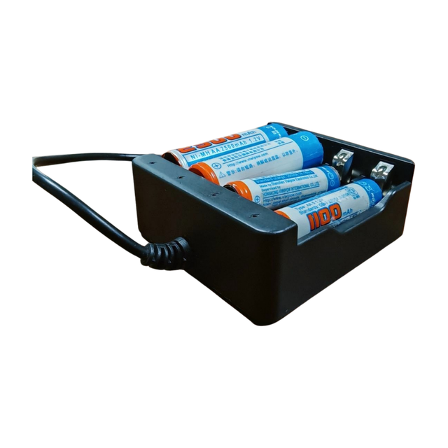 Portable Rechargeable NI-MH Battery Charger With 2500mah Batteries 4 Slots 1.2v NIMH AA AAA Battery Charger