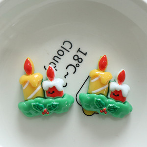 CHENXI - Lote de 100 Dijes de Plástico con Temática Navideña para Manualidades, Joyería, Horquillas, Decoración de Fundas de iPhone - Product Image 6