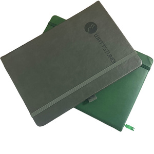 Carnet en PU avec logo embossé personnalisé, couverture douce au toucher, journal de voyage d'affaires avec ruban marque-page - Product Image 5