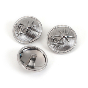 Biểu Tượng Tùy Chỉnh Kết Cấu Cao Kim Loại Phù Hợp Với Nút Màu Đen Và Vàng Brass Shank Nút Với Thân Thiện Với Môi Mạ Cho Đồng Phục - Product Image 2