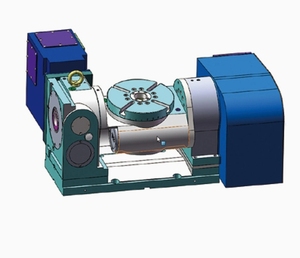 Mesa Rotatoria de Alta Precisión y Eficiencia para Fresadora de 5 Ejes, Construcción en Acero, Función Automática, Motor/Engranaje - Product Image 6
