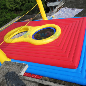 Aire de jeux gonflables géante pour extérieur, arène sportive, terrain de volley-ball gonflable avec trampoline pneumatique - Product Image 2