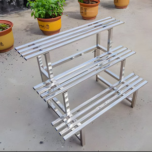 Support De Pot De Fleurs En Fer Réglable - Largeur 20 à 34 Cm - Hauteur 30 Ou 40 Cm - Noir Résistant Intérieur/extérieur