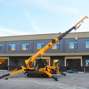 Tonlitaコンパクトモバイル12トンミニ油圧クローラーテレスコピックブームリモコンガラス設置スパイダークレーン - Product Image 3