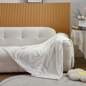 FY nuevo grueso lentejuelas bordado estrella hijo cereza leche terciopelo franela cubierta manta fábrica al por mayor manta para invierno - Product Image 1