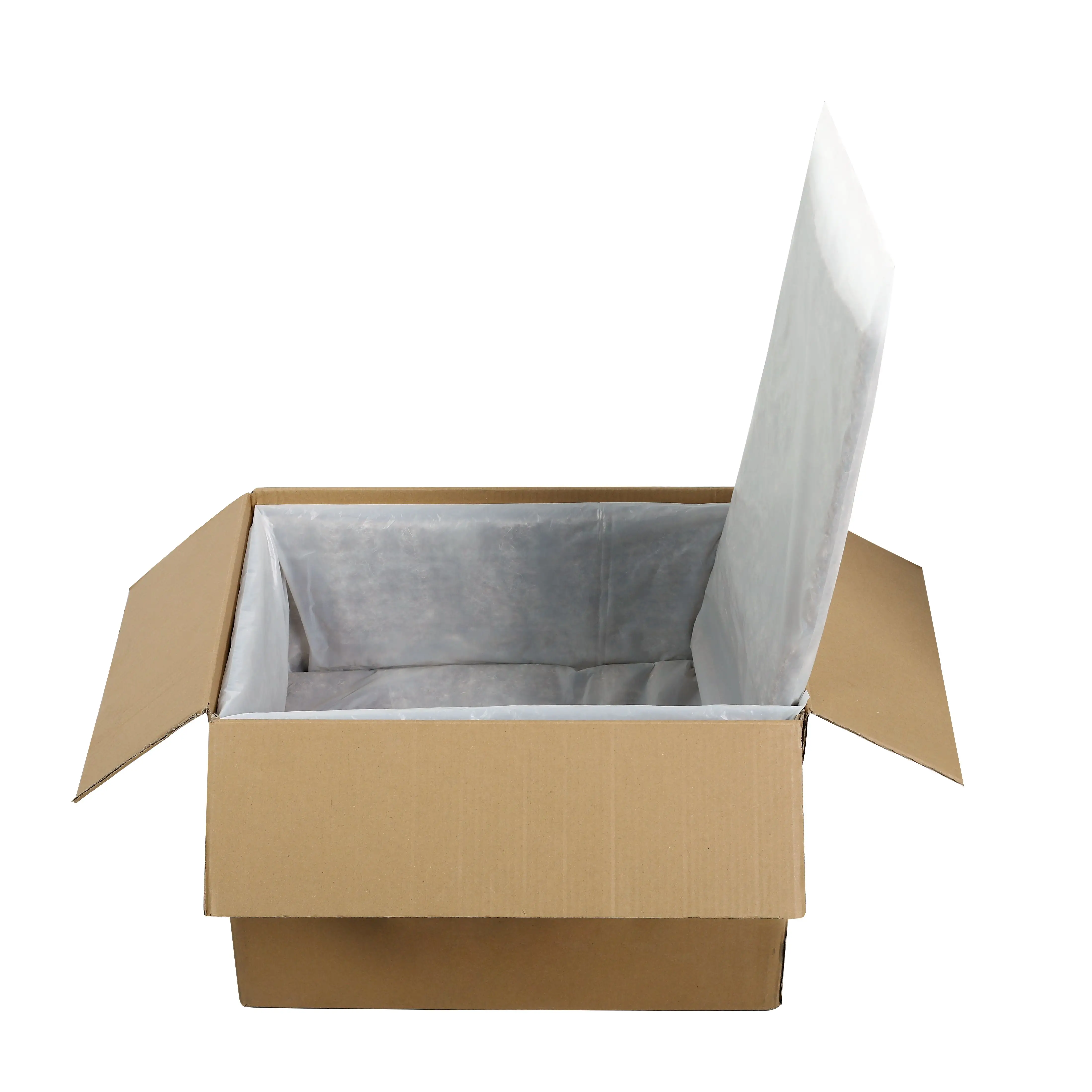 Delivery package thermal box insulated carton shipping liner for thermal frozen food seafood transport