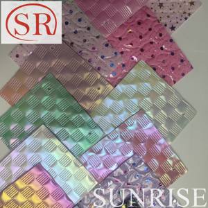 Film Métallique PU Cuir Synthétique Motif Gaufré Design Métal Brillant pour Dames Chaussures pour Hommes Fauteuil Roulant Football Extérieur - Product Image 1