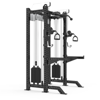 Machine Smith multifonctionnelle, Cage de musculation commerciale, Rack à squats, Poutre de croisement de câbles, Équipement de musculation pour salle de sport à domicile