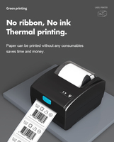 Imprimante d'étiquettes thermiques 8610, largeur de papier 30-80 mm, 203 DPI, autocollants, notes adhésives, petite machine d'étiquetage commerciale, utilisation domestique, en stock