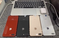 Téléphones mobiles d'occasion de bonne qualité en gros, 32 Go, 128 Go, 256 Go, smartphone 4G, iPhone 7 Plus 8 Plus d'occasion noir pur