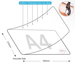 Film étirable de haute qualité 80mic 125mic, pochettes de <span class=keywords><strong>plastification</strong></span> mate A4/<span class=keywords><strong>A3</strong></span>, PET souple, soluble dans l'eau, faible MOQ, échantillon gratuit - Product Image 2