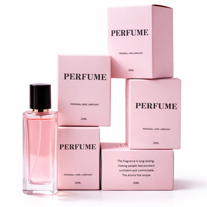 Emballage personnalisé pour parfum, boîte en carton ondulé pour cosmétiques, emballage isotherme pour expédition, boîtes pour flacons <span class=keywords><strong>de</strong></span> peptides, avec motif <span class=keywords><strong>de</strong></span> ballon noir à la fraise - Product Image 1