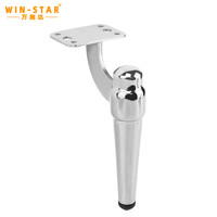 Pieds de canapé en métal Winstar pour canapé-lit et table, fourniture en gros de quincaillerie pour meubles, usine chinoise