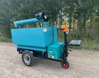 Chariot d'alimentation électrique automatique pour volailles et bétail, avec fonction avant et arrière