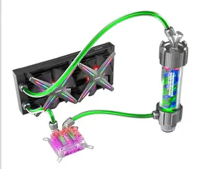Alseye Diy X240 Diy Waterkoeling Ventilator Kit Gaming Computer Koellichaam Liquida Pc