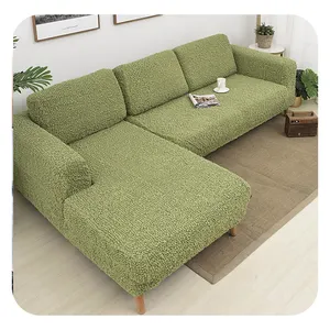 1/2/3 sitzer liege l form sofa abdeckung moderne stil elastische sofa abdeckung 3 sitzer schutzhülle