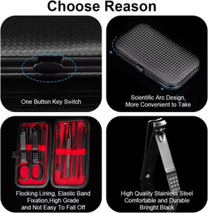 Ensemble de manucure promotionnel en acier inoxydable personnalisé, sac d'outils de voyage portable avec logo personnalisable - Product Image 5