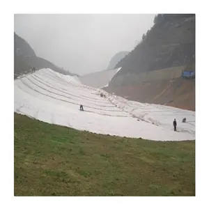 Environmentally friendly Agricultural Non-woven Fabric 200g 400g Green White Black Geotextile