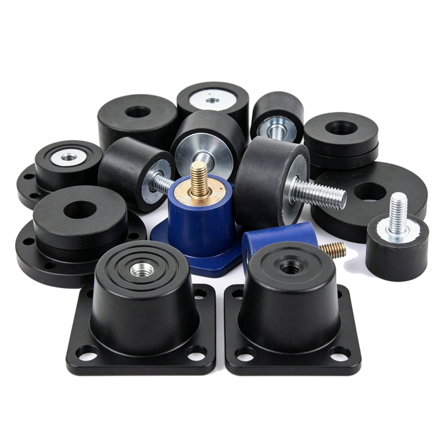 Factory Custom Rubber Shock Absorber VD M4 MaleWith Female Screws Rubber Slient Vibration Buffer Damper Block Rubber Bolt